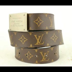 Louis Vuitton 95/38 Monogram Reversible Inventuer Belt M9226